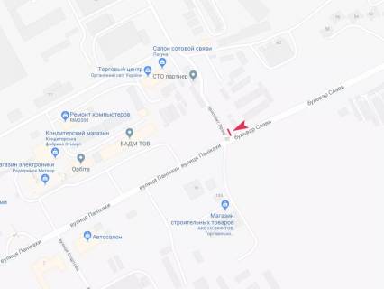 Билборд A в Днепр (Днепропетровск), 3x6  Слави бул. - Праці пр., 15, ж/м Сокіл-2 схема