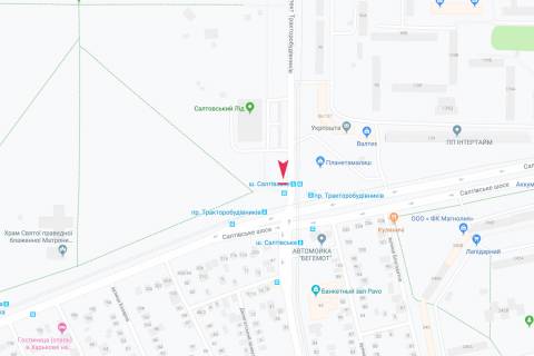 Билборд A в Запорожье Тракторостроителей пр-т, 55-б, в центр схема