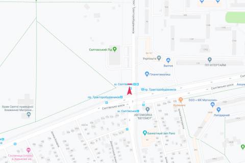 Білборд, Бігборд (Борд)  B у Запоріжжі Тракторостроителей пр-т, 55-б, из центра схема