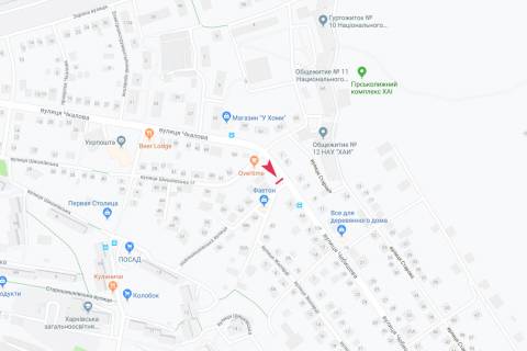 Билборд A в Запорожье Чебышева ул. - Новошишковская ул., из центра схема
