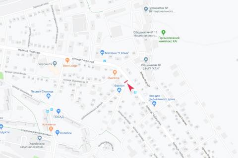 Білборд, Бігборд (Борд)  B у Запоріжжі Чебышева ул. - Новошишковская ул., в центр схема
