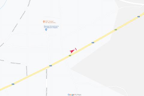 Билборд B в Запорожье вул Почтова схема