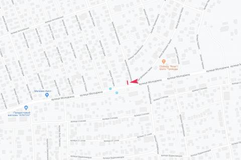 Билборд A в Запорожье вул Молодіжна схема