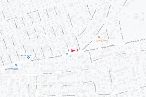Билборд B в Запорожье вул Молодіжна схема