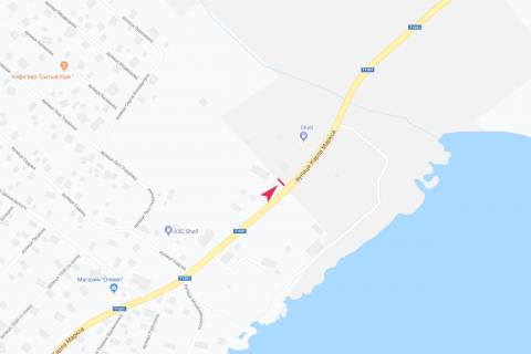 Билборд B в Запорожье вул Маркса схема