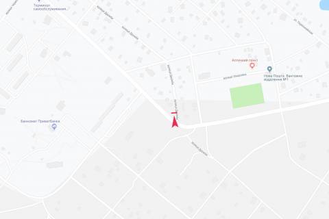 Билборд B в Запорожье вул Дружби схема