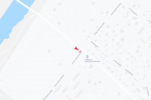 Билборд A в Запорожье вул Червонопрапорна схема