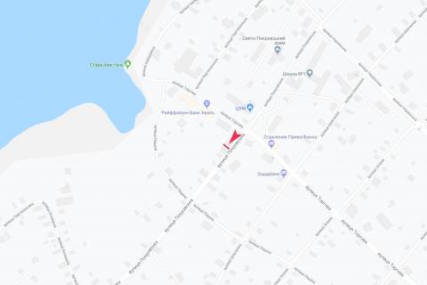Билборд A в Запорожье вул Покровська схема