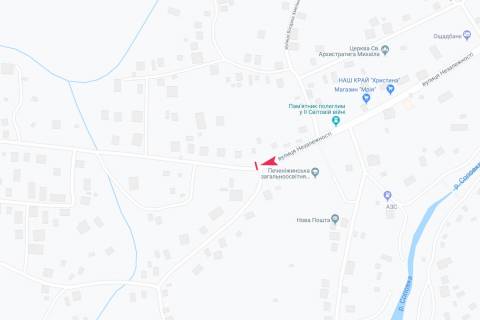 Билборд A в Нежине вул Незалежності схема