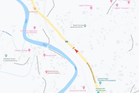 Билборд A в Запорожье вул Данила Галицького схема