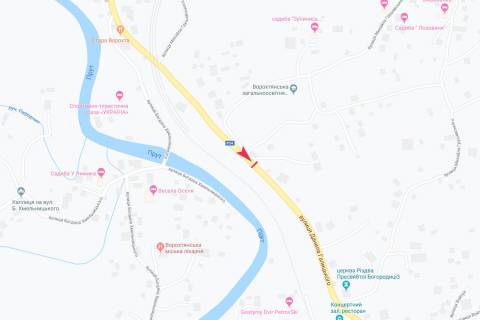 Билборд B в Запорожье вул Данила Галицького схема