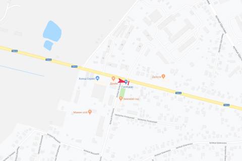 Білборд, Бігборд (Борд)  A у Запоріжжі вул Островского схема