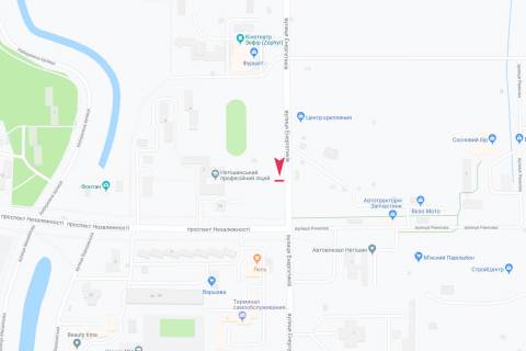 Билборд A в Запорожье вул Снігурів схема