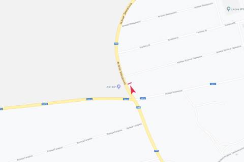 Билборд A в Запорожье вул Заводська схема