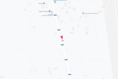 Билборд B в Запорожье выезд с города схема