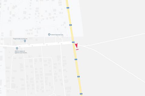 Билборд B в Запорожье въезд схема