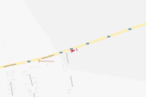 Билборд A в Покровск (Красноармейск) покровское ж/д переезд выезд на Васильковку схема