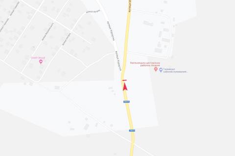 Білборд, Бігборд (Борд)  A у Хмільнику выезд с города схема