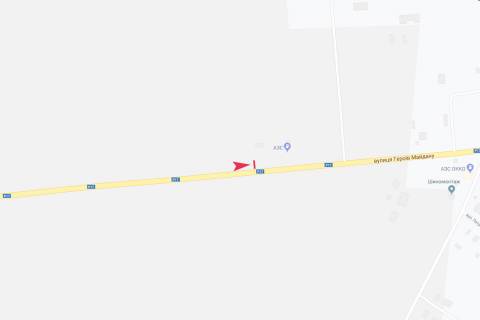 Билборд B в Оратове вьезд в город со стороны Лопатинка схема