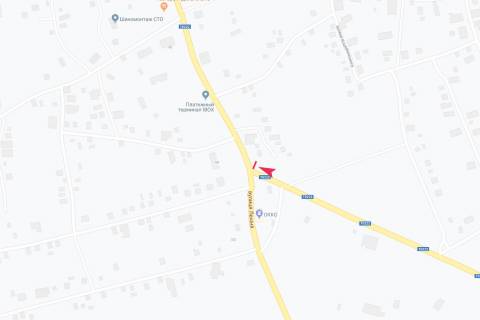Билборд A в Тростянце вьезд в город схема