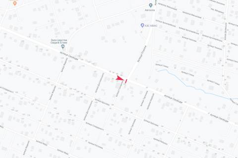 Билборд A в Жмеринке вул Свободы схема