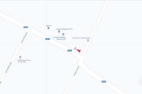 Билборд A в Запорожье вул Захарія Махна (Першотравнева) схема