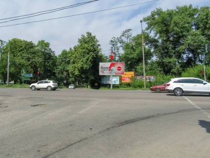 Билборд A в Днепр (Днепропетровск), 2.9x5.9  Запорізьке шосе - Наукова вул., навпроти АЗС УкрНафта, ж/м Тополя-3, виїзд з міста фото 1