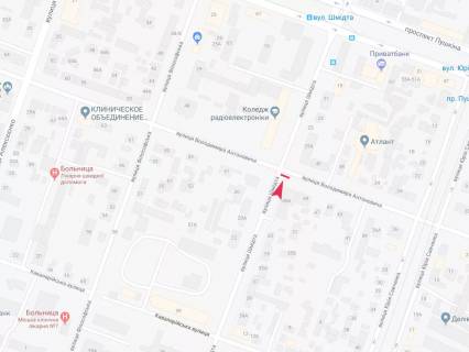 Бэклайт A в Днепр (Днепропетровск), 2.34x3.14  Володимира Антоновича (Свердлова) вул., 49 - Степана Бандери (Шмідта) вул. схема