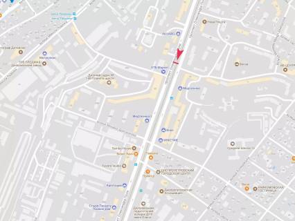 Билборд A в Днепр (Днепропетровск), 3x6  Олександра Поля (Кірова) пр., 42 , маг."Велопланета" схема