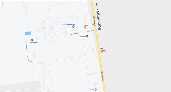 Білборд, Бігборд (Борд)  A у Одесі, 3х6  Авангард-7 км схема