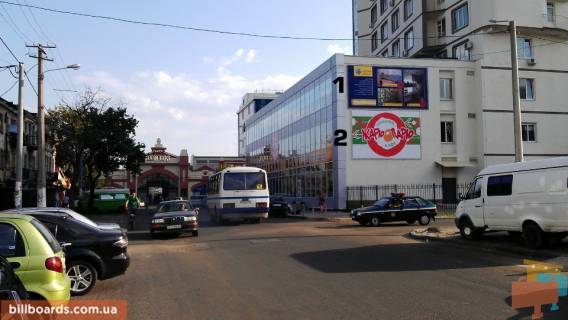 Білборд, Бігборд (Борд)  A у Одесі, 3,35х6,9  ТЦ Олександрівський, пров. Куйбишева № 1,2 Фото 1