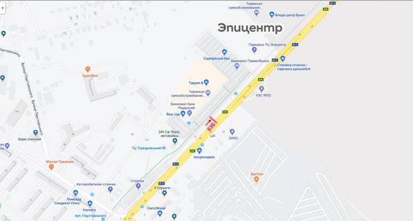 Билборд + в Одессе, 3х6  Одесса-Николаев схема