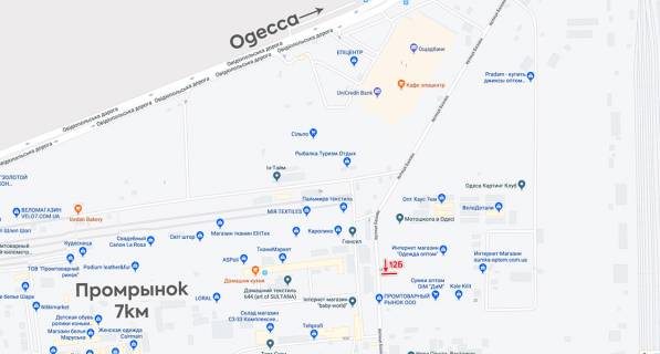 Білборд, Бігборд (Борд)  B у Одесі 7 км, вул Базова, 17 ст Б схема