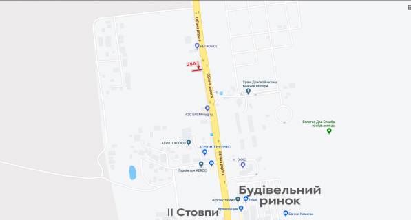 Білборд, Бігборд (Борд)  A у , Авангард (Авангард), 3х6  від Клеверного мосту в бік  Р-ка Анжеліка, два стовпи, м. Одеса, 7 км, Авангард (навпроти заправки) схема