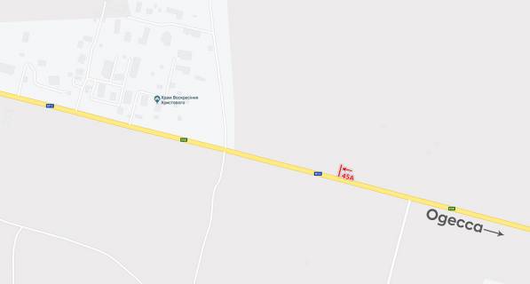 Білборд, Бігборд (Борд)  A на трасах Одеської області, 3х6  Одеса-Кучургани схема