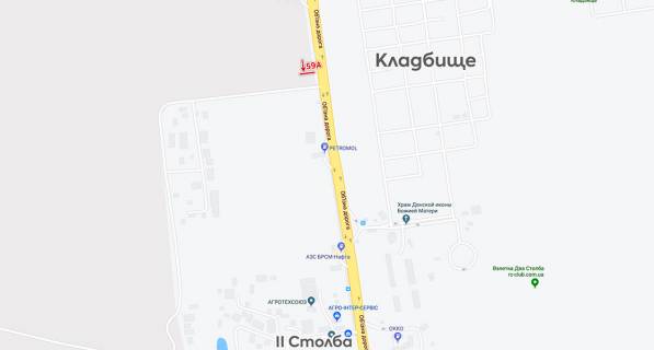 Білборд, Бігборд (Борд)  A у Одесі, 3х6  ринок Анжеліка схема