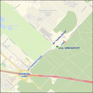 Бэклайт C в Киеве, 4.00 х 8.00  Старобориспольская, разделитель, из центра схема