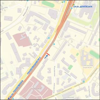 Призма A в Киеве, 6.00 x 3.00  просп. Голосіївський (40-річчя Жовтня), 19, до Автовокзалу, до центру - 252640 схема