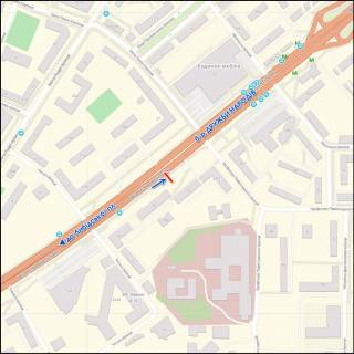Video Billboard A in Kyiv, 3.20 x 2.24  Bul'var Druzbi Narodiv, 22, do Pecers'kogo mostu, do centru - 403391 scheme