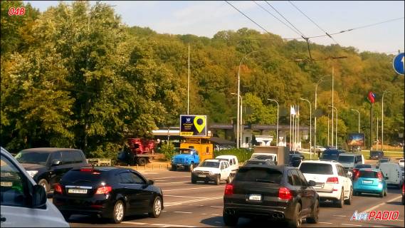 Бэклайт  в Киеве Миколи Міхновського бульвар (Дружби Народів бульвар), АЗС "Socar", к Площади ВОВ фото 1
