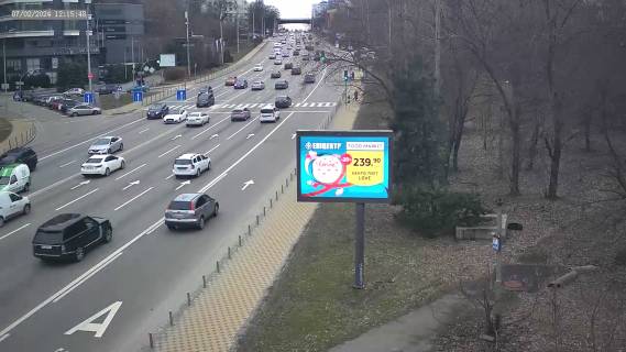 Видеоборд A в Киеве, 3.20 x 2.24  Миколи Міхновського бульвар (Дружби Народів бульвар) АЗС "Socar", до Печерського мосту - 391031 фото 1