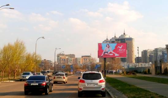 Prismatron, Prism A in Kyiv, 6.00 х 3.00  Nikol'sko-Slobodskaa, 5, k Brovarskomu pr-ktu i mostu Metro - 252645 Photo 1