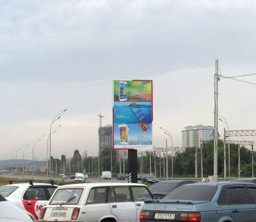 Бэклайт B в Киеве, 4.00 x 7.00  Дарницьке шосе - проспект Григоренка, перетин, до центру фото 1