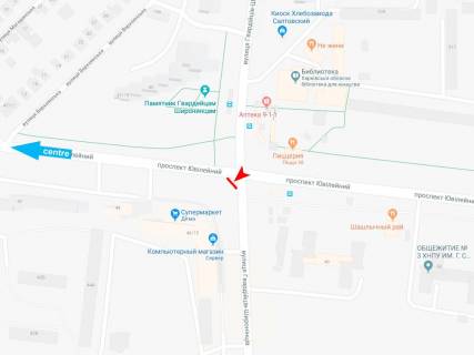 Призма B в Харькове, 3х6  Юбилейный пр-т - Гвардейцев Широнинцев ул., 15/46, в центр (VIP) - 383267 схема