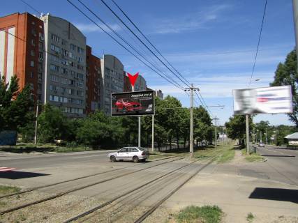 Билборд B в Днепр (Днепропетровск), 3х6  Робоча вул., 20 - розділювальна смуга фото 1