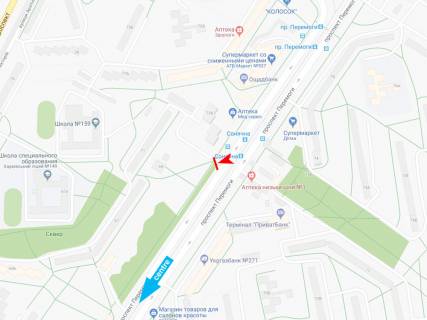 Призматрон, Призма A у Харкові, 3х6  Перемоги пр-т, 71, в центр - 269207 схема