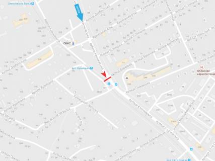 Призма A в Харькове, 3х6  Клочківська вул., 283б, в центр - 382708 схема