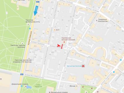 Сiтiлайт A у Харкові, 1,2х1,8  Гіршмана вул., 11/27 схема