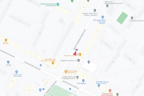 Ситилайт A в Харькове, 1,24х1,84  Гвардейцев Широнинцев ул., 38 схема