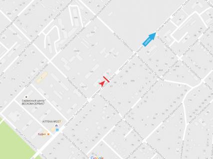 Билборд B в Харькове, 3х6  просп. Любові Малої (Постишева) 14, в центр схема